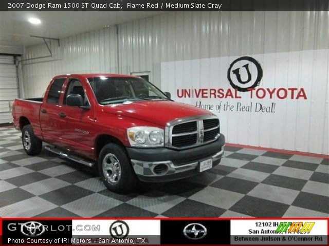 2007 Dodge Ram 1500 ST Quad Cab in Flame Red