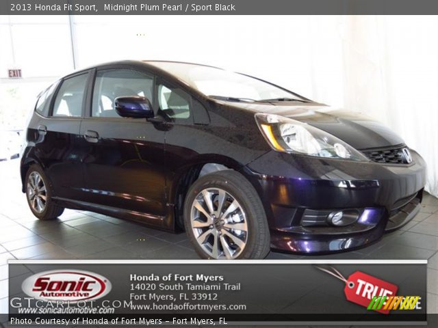 2013 Honda Fit Sport in Midnight Plum Pearl