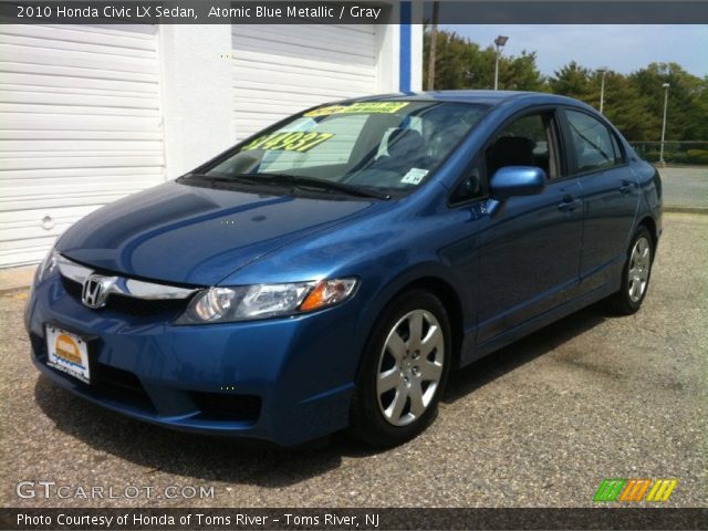 2010 Honda Civic LX Sedan in Atomic Blue Metallic