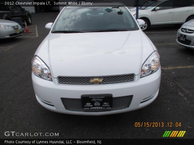 2012 Chevrolet Impala LT in Summit White