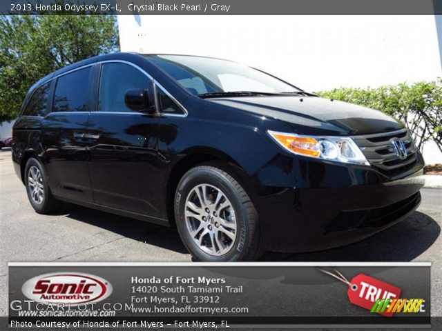 2013 Honda Odyssey EX-L in Crystal Black Pearl