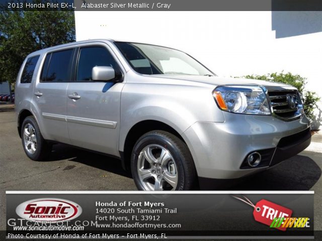 2013 Honda Pilot EX-L in Alabaster Silver Metallic