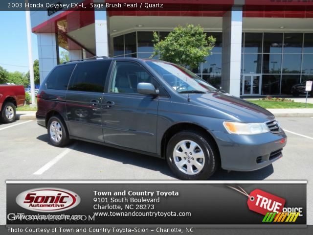 2003 Honda Odyssey EX-L in Sage Brush Pearl