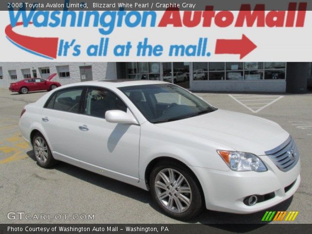 2008 Toyota Avalon Limited in Blizzard White Pearl