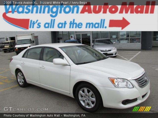 2008 Toyota Avalon XL in Blizzard White Pearl