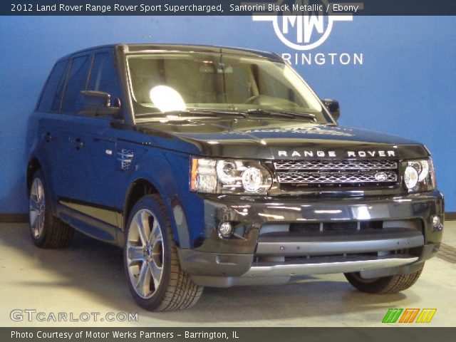 2012 Land Rover Range Rover Sport Supercharged in Santorini Black Metallic
