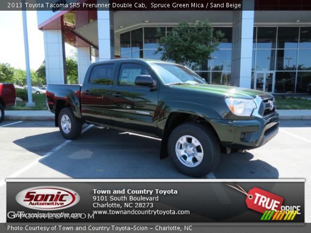 2013 Toyota Tacoma SR5 Prerunner Double Cab in Spruce Green Mica