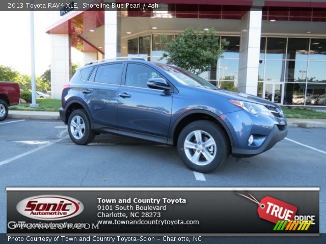 2013 Toyota RAV4 XLE in Shoreline Blue Pearl