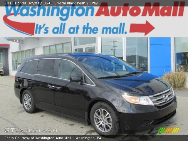 2011 Honda Odyssey EX-L in Crystal Black Pearl