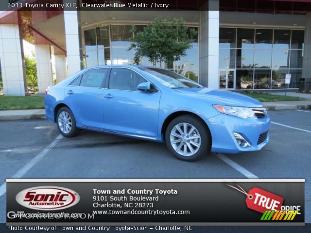 2013 Toyota Camry XLE in Clearwater Blue Metallic