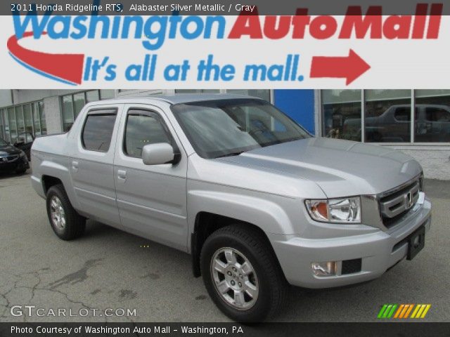 2011 Honda Ridgeline RTS in Alabaster Silver Metallic