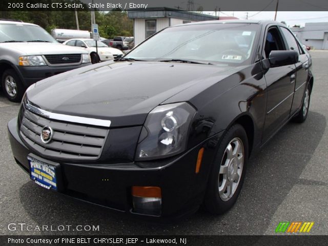 2003 Cadillac CTS Sedan in Sable Black
