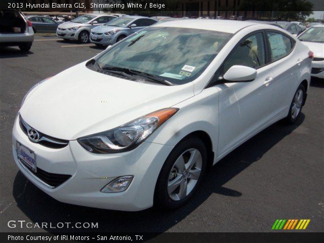 2013 Hyundai Elantra GLS in Shimmering White