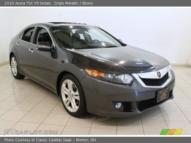 2010 Acura TSX V6 Sedan in Grigio Metallic