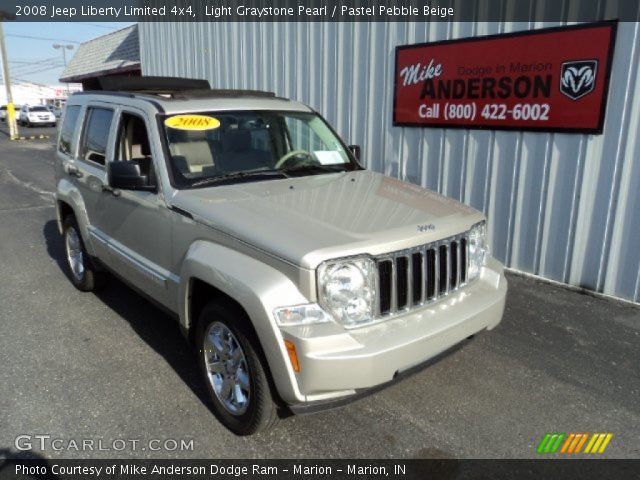 2008 Jeep Liberty Limited 4x4 in Light Graystone Pearl