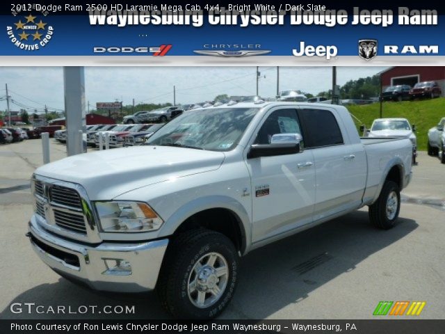 2012 Dodge Ram 2500 HD Laramie Mega Cab 4x4 in Bright White