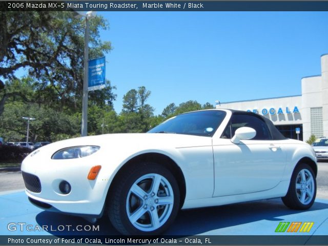 2006 Mazda MX-5 Miata Touring Roadster in Marble White