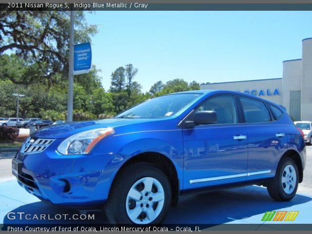 2011 Nissan Rogue S in Indigo Blue Metallic