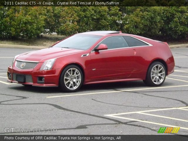 2011 Cadillac CTS -V Coupe in Crystal Red Tintcoat