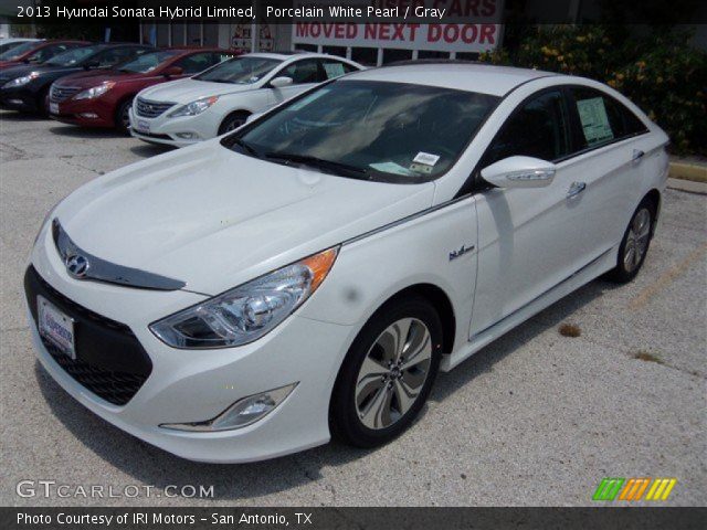 2013 Hyundai Sonata Hybrid Limited in Porcelain White Pearl