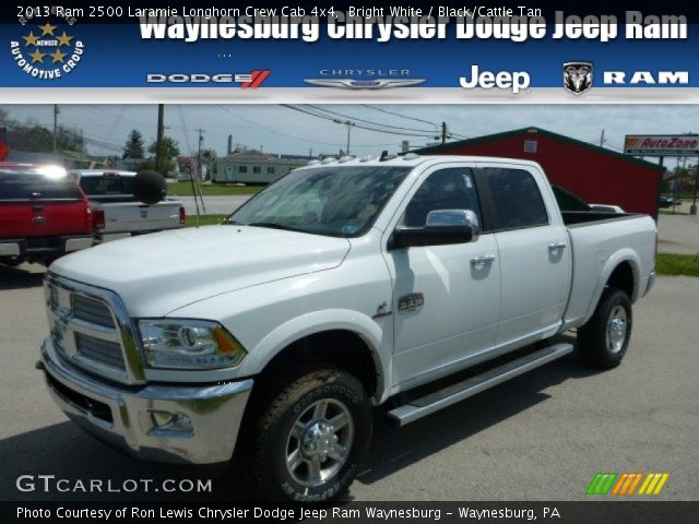 2013 Ram 2500 Laramie Longhorn Crew Cab 4x4 in Bright White