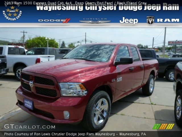 2013 Ram 1500 Express Quad Cab 4x4 in Deep Cherry Red Pearl
