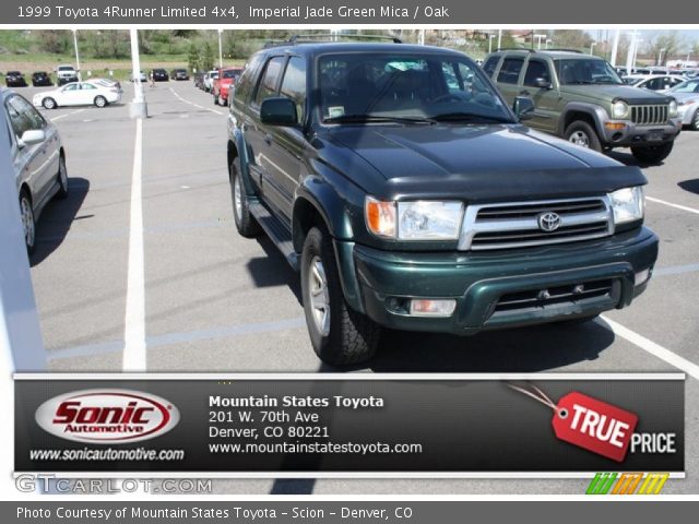 1999 Toyota 4Runner Limited 4x4 in Imperial Jade Green Mica