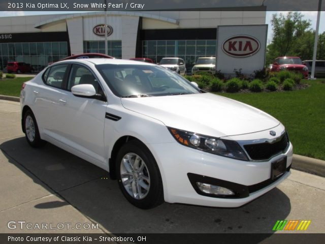 2013 Kia Optima LX in Snow White Pearl