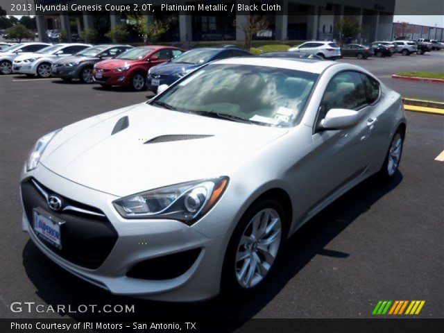 2013 Hyundai Genesis Coupe 2.0T in Platinum Metallic