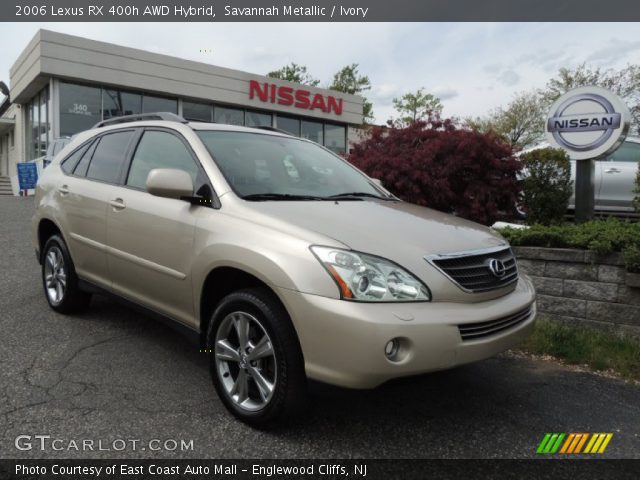 2006 Lexus RX 400h AWD Hybrid in Savannah Metallic