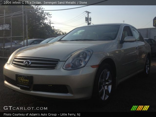 2006 Infiniti G 35 x Sedan in Serengeti Sand Metallic