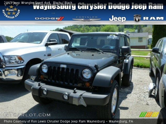 2013 Jeep Wrangler Sport 4x4 in Black