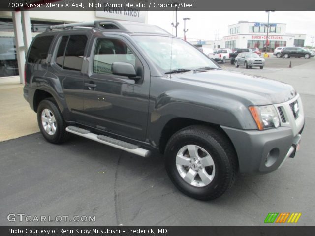 2009 Nissan Xterra X 4x4 in Night Armor Metallic
