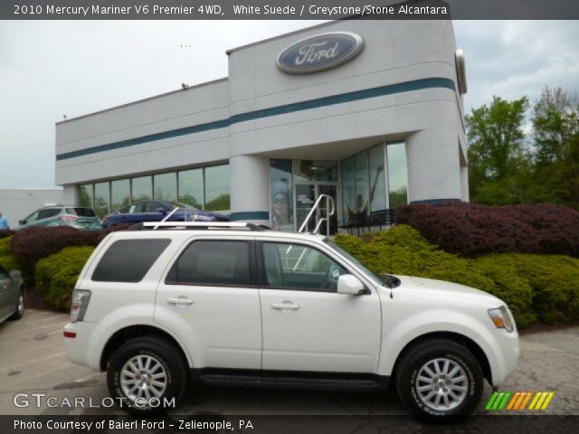 2010 Mercury Mariner V6 Premier 4WD in White Suede