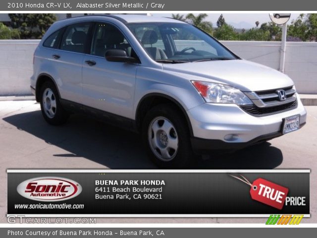 2010 Honda CR-V LX in Alabaster Silver Metallic
