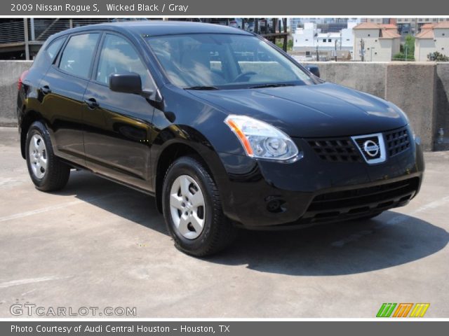 2009 Nissan Rogue S in Wicked Black