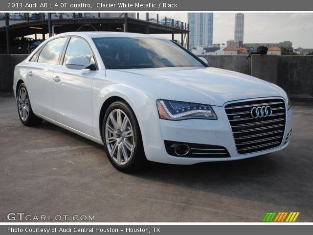 2013 Audi A8 L 4.0T quattro in Glacier White Metallic