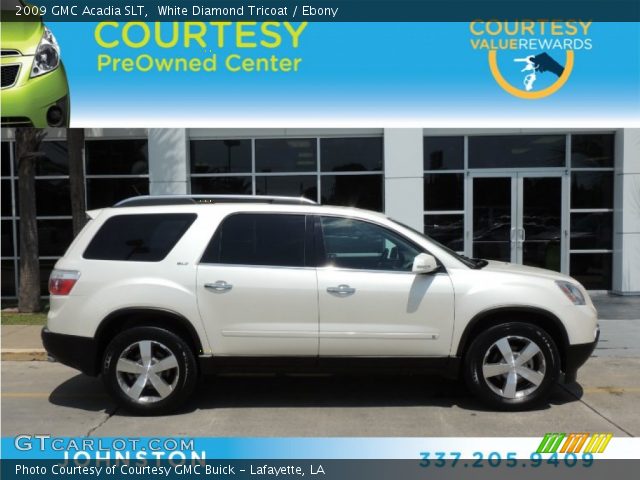 2009 GMC Acadia SLT in White Diamond Tricoat