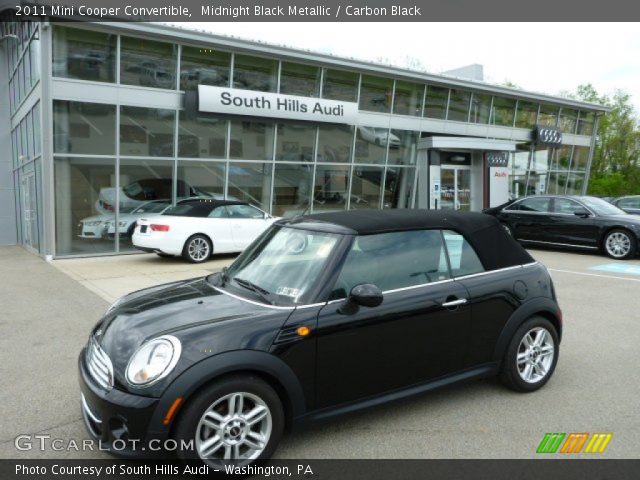 2011 Mini Cooper Convertible in Midnight Black Metallic