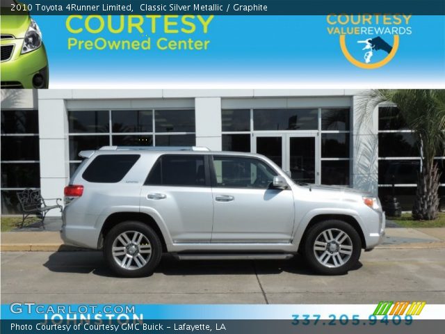 2010 Toyota 4Runner Limited in Classic Silver Metallic