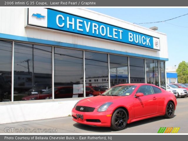 2006 Infiniti G 35 Coupe in Laser Red Pearl