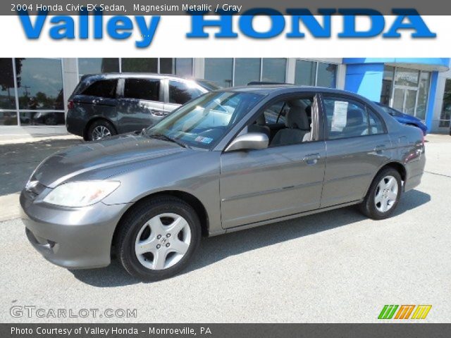 2004 Honda Civic EX Sedan in Magnesium Metallic