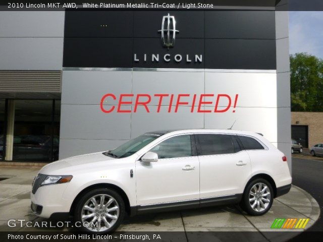 2010 Lincoln MKT AWD in White Platinum Metallic Tri-Coat