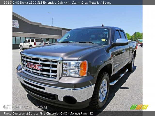 2010 GMC Sierra 1500 SLE Extended Cab 4x4 in Storm Gray Metallic