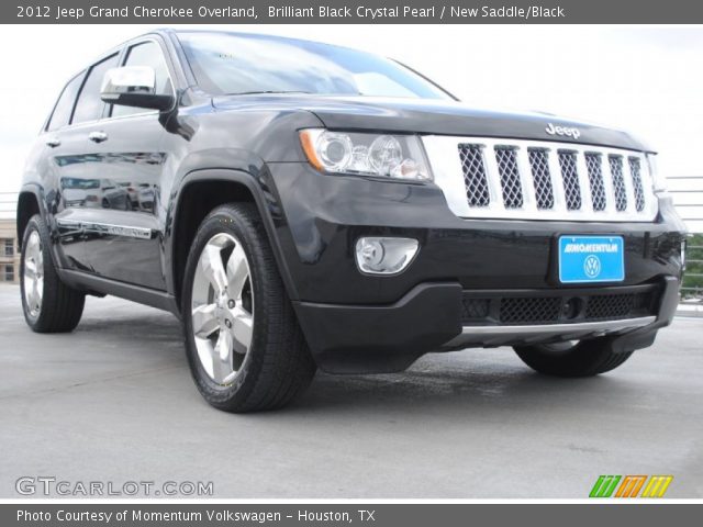 2012 Jeep Grand Cherokee Overland in Brilliant Black Crystal Pearl