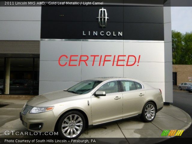 2011 Lincoln MKS AWD in Gold Leaf Metallic