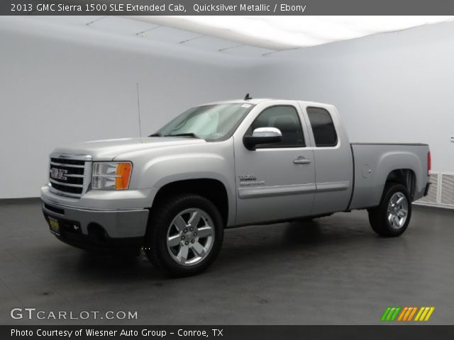 2013 GMC Sierra 1500 SLE Extended Cab in Quicksilver Metallic