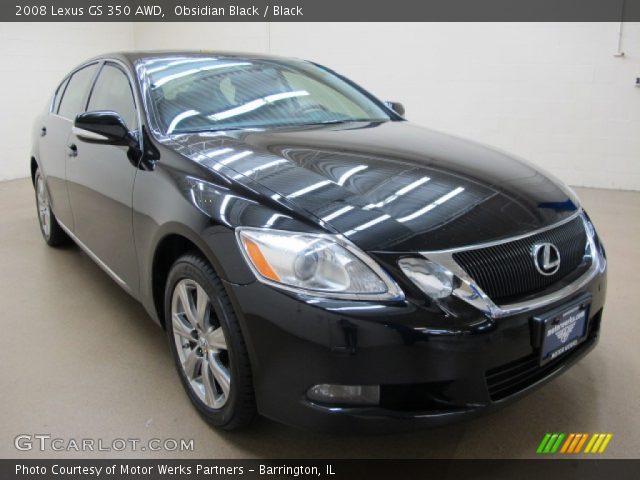 2008 Lexus GS 350 AWD in Obsidian Black