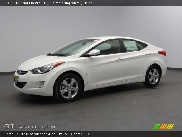 2013 Hyundai Elantra GLS in Shimmering White