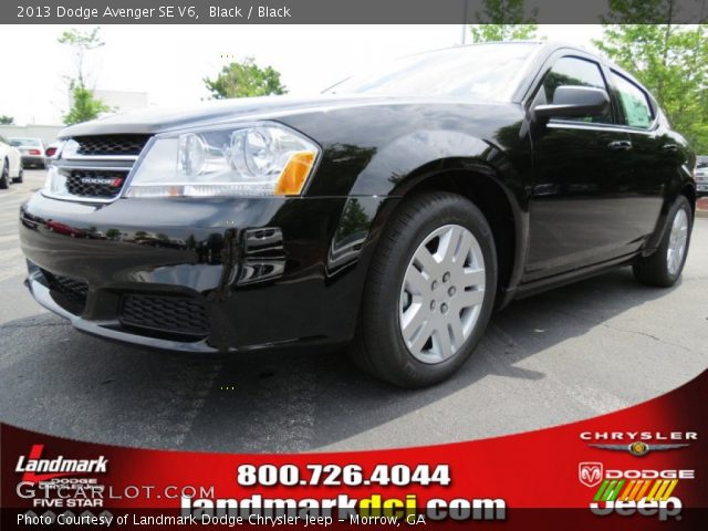 2013 Dodge Avenger SE V6 in Black